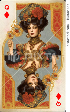 撲克牌女王 撲克牌女王 108684663