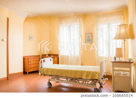 Modern room with nursing bed Modern room with nursing bed 108685014