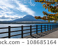(Yamanashi Prefecture) Autumn Lake Yamanaka and Mt. Fuji 3 108685164