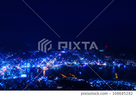 Night view from Mt. Inasa (Nagasaki City, Nagasaki Prefecture) 108685282