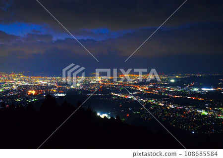 米野山展望台的夜景(福岡縣) 米野山展望台的夜景(福岡縣) 108685584