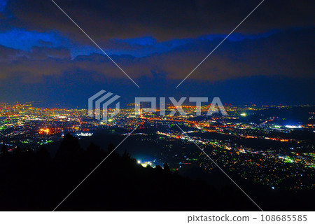 米野山展望台的夜景(福岡縣) 米野山展望台的夜景(福岡縣) 108685585
