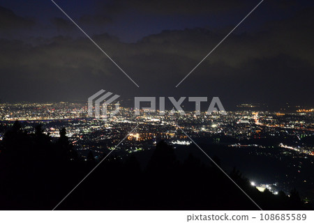米野山展望台的夜景（福岡縣） 108685589