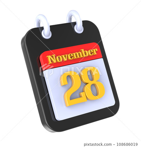 icon calendar 3d render Number 3D Render icon calendar 3d render Number 3D Render 108686019