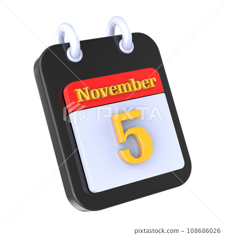 icon calendar 3d render Number 3D Render icon calendar 3d render Number 3D Render 108686026