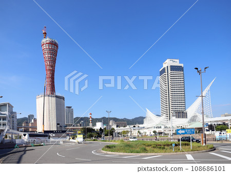 Port Tower and Hotel Okura (Kobe City, Hyogo Prefecture) Port Tower and Hotel Okura (Kobe City, Hyogo Prefecture) 108686101