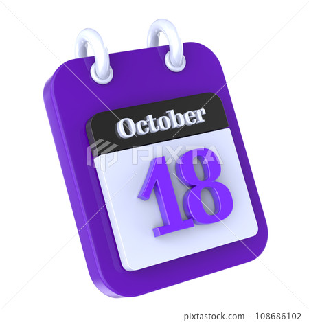 icon calendar 3d render icon calendar 3d render 108686102