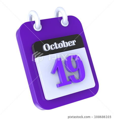 icon calendar 3d render icon calendar 3d render 108686103