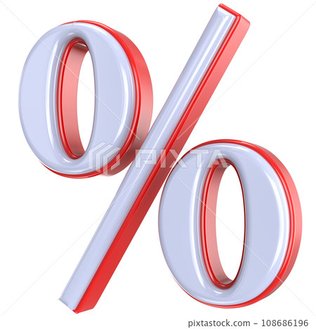 Font Number 3D Render Font Number 3D Render 108686196
