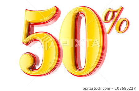Font Number 3D Render Font Number 3D Render 108686227