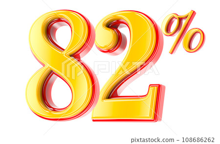 Font Number 3D Render 108686262