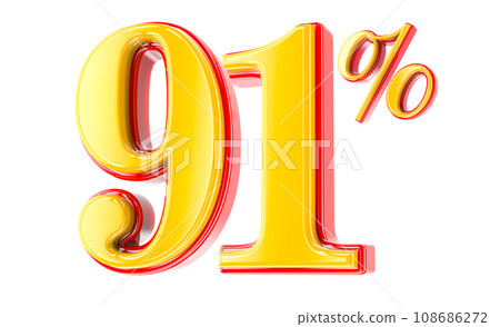 Font Number 3D Render Font Number 3D Render 108686272