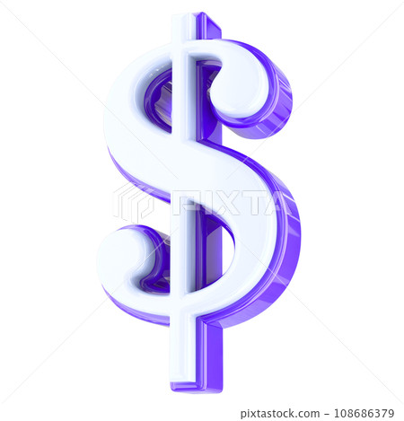 Font Number 3D Render 108686379