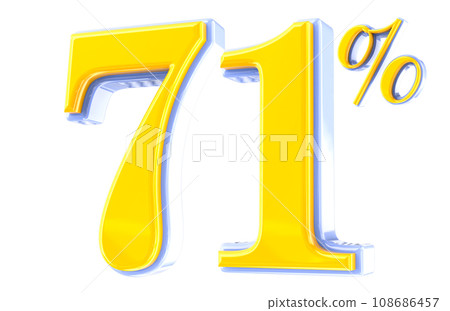 Font Number 3D Render Font Number 3D Render 108686457