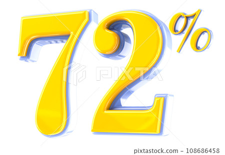Font Number 3D Render 108686458