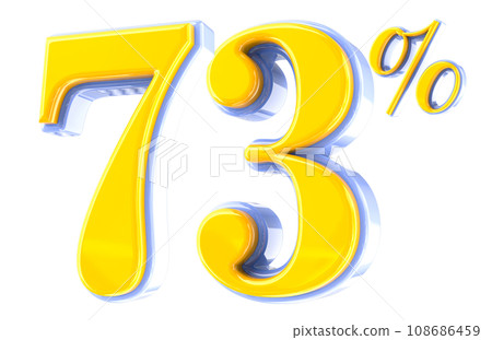 Font Number 3D Render Font Number 3D Render 108686459