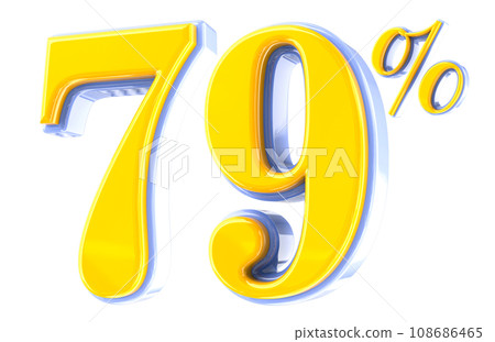 Font Number 3D Render Font Number 3D Render 108686465