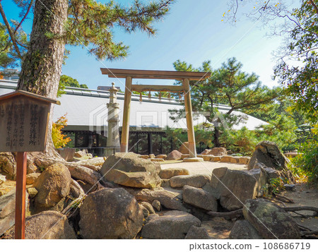 Ise Shrine Far Worship Hall at Nishinomiya Shrine 108686719
