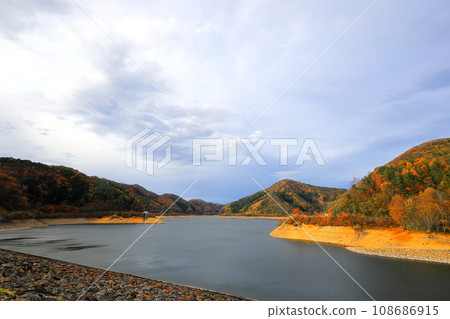 紅葉大內水壩/福島縣南會津郡下鄉町 108686915