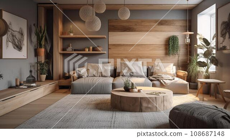 Eco-friendly room/natural interior Eco-friendly room/natural interior 108687148