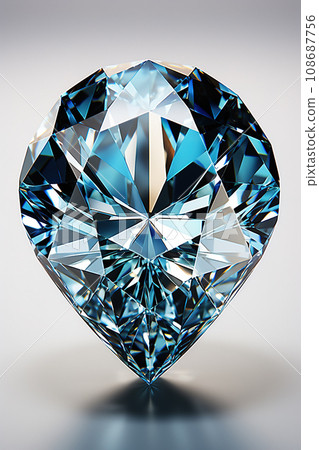 Exquisite Multi-Faceted Diamond Shimmering with Clarity and Brilliance. AI generation Exquisite Multi-Faceted Diamond Shimmering with Clarity and Brilliance. AI generation 108687756