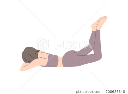 俯臥時的伸展姿勢可訓練臀部和大腿 108687848