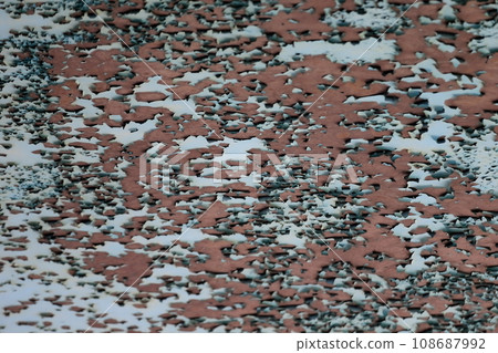 Image of peeled paint film (road bridge) 108687992