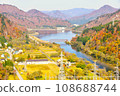 View from Tagokura Dam in autumn, Tadami Town, Fukushima Prefecture 108688744