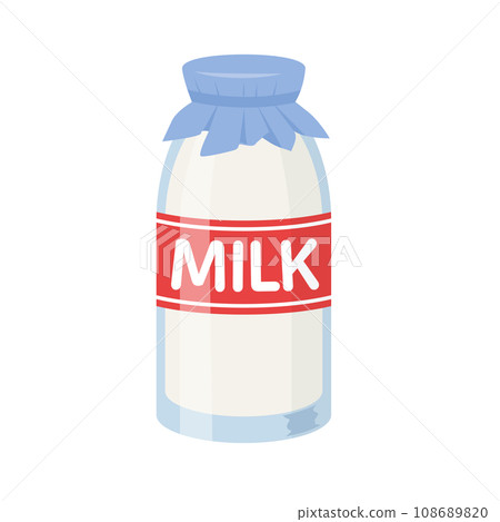 牛奶瓶圖 108689820