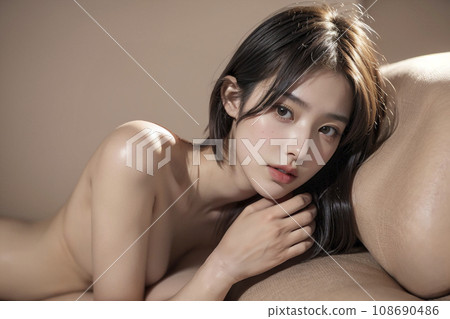 日本女性裸體（AI生成圖像） 108690486