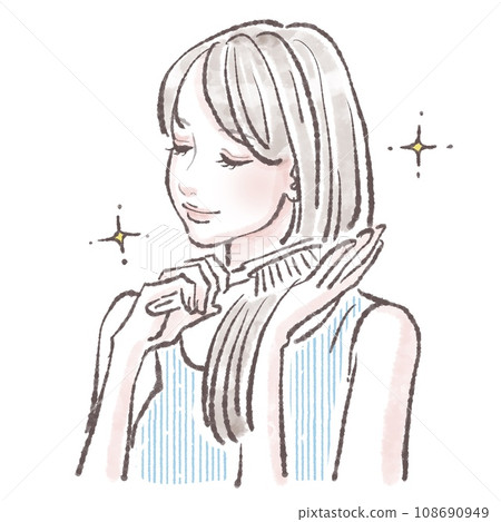 Hair care/Hair/Hairstyle/Fashion/Beauty/Hairstyle/Makeup/Hair quality improvement/Aesthetics/Beauty 108690949