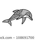 dolphin, orca, whale 108691700