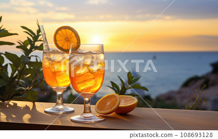 Assorted colorful beverages. AI Generative Assorted colorful beverages. AI Generative 108693128