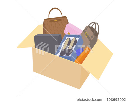 Illustration of home delivery purchase Illustration of home delivery purchase 108693902