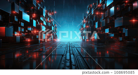 Cyber Monday shopping sales conceptual background. generative ai Cyber Monday shopping sales conceptual background. generative ai 108695085