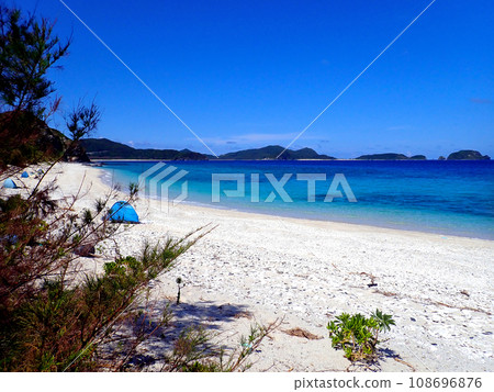 Beaches in Okinawa, Kerama Islands, Zamami, Amuro Island Beaches in Okinawa, Kerama Islands, Zamami, Amuro Island 108696876