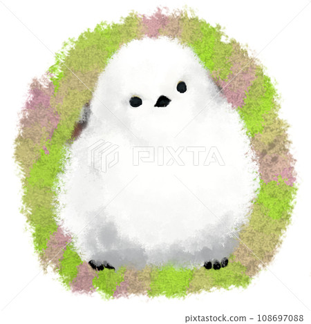 Hand-drawn illustration of cute striped long-tailed moth Hand-drawn illustration of cute striped long-tailed moth 108697088