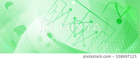 Abstract soccer background 108697125
