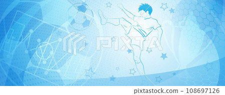 Abstract soccer background 108697126