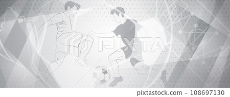 Abstract soccer background 108697130