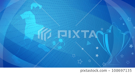 Abstract soccer background Abstract soccer background 108697135