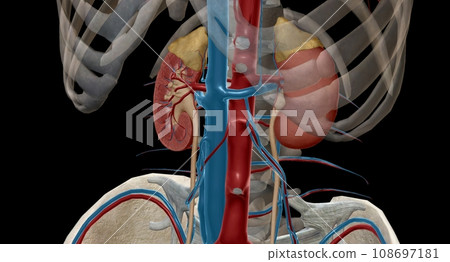 The renal eries are large blood vessels that carry blood from your he to your kidneys. The renal eries are large blood vessels that carry blood from your he to your kidneys. 108697181