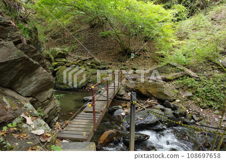 板敷谷健行步道上的一座橋 板敷谷健行步道上的一座橋 108697658