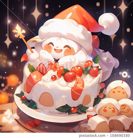 Christmas cake 108698380