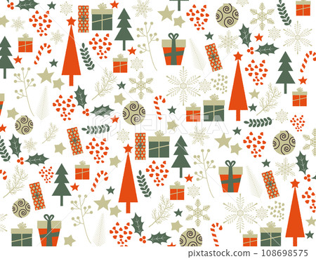 Colorful and pop Christmas background material 2 Colorful and pop Christmas background material 2 108698575