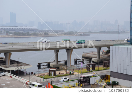 Feb 18 2015 Kwun Tong by pass Promenade, hong kong 108700583