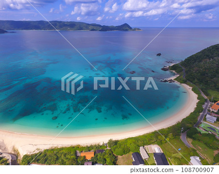 Amami Oshima Uchitawara coast aerial view Amami Oshima Uchitawara coast aerial view 108700907