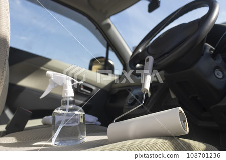 Image of car interior cleaning Image of car interior cleaning 108701236