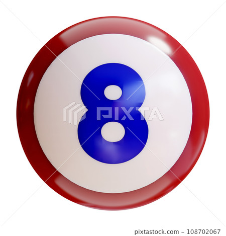 賓果球上寫的數字 8 賓果球上寫的數字 8 108702067