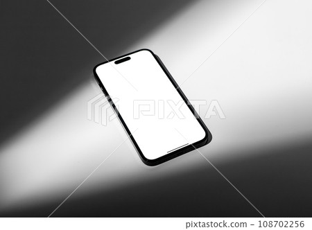 Berlin, Germany October 16 2023 Iphone 14 pro, blank clean mobile phone screen mockup. Smartphone display Berlin, Germany October 16 2023 Iphone 14 pro, blank clean mobile phone screen mockup. Smartphone display 108702256